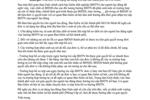 Công văn 2309/BHXH-CST chốt sổ có bảo hiểm thất nghiệp cho người lao động