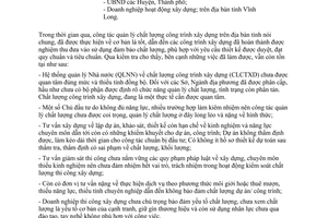 Công văn 632/SXD-QLCLCT tăng cường công tác quản lý thực hiện các Văn bản