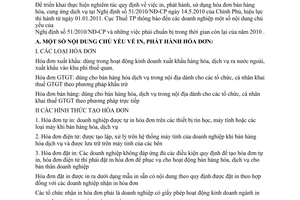 Công văn 4964/CT-TTHT chuẩn bị thực hiện Nghị định 51/2010/NĐ-CP