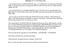 Công văn 1112/STC-HCSN 2010 kinh phí thực hiện chế độ cộng tác viên dân số Đồng Tháp