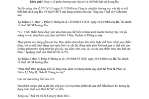 Công văn 3117/TCT-CS thuế suất thuế giá trị gia tăng mặt hàng surimi chả cá