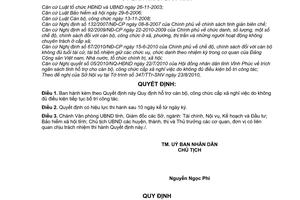 Quyết định 23/2010/QĐ-UBND hỗ trợ cán bộ, công chức cấp xã