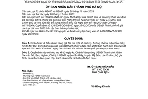 Quyết định 4378/QĐ-UBND đính chính điều chỉnh bảng giá đất