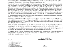 Công điện 6002/CĐ-BYT triển khai kế hoạch phòng chống mưa bão