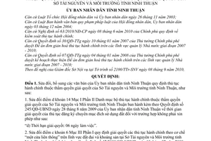 Quyết định 1617/2010/QĐ-UBND sửa đổi thủ tục hành chính