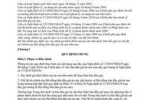 Thông tư 137/2010/TT-BTC xác định giá khởi điểm tài sản nhà nước