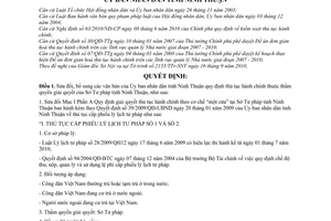 Quyết định 1633/2010/QĐ-UBND sửa đổi thủ tục hành chính thuộc thẩm quyền