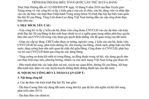 Hướng dẫn 1575/HD-TLĐ công bố lấy ý kiến góp ý cán bộ, đoàn viên công đoàn