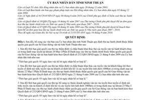 Quyết định 1628/2010/QĐ-UBND sửa đổi thủ tục hành chính thuộc thẩm quyền