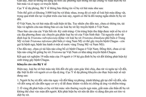 Thông báo 637/TB-DP thông tin bọ xít hút máu