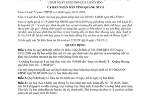 Quyết định 2870/2010/QĐ-UBND sửa đổi thu phí bảo vệ môi trường Quảng Ninh