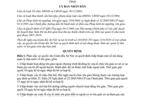 Quyết định 27/2010/QĐ-UBND phân cấp uỷ quyền quản lý nhà nước về tôn giáo Vĩnh Phúc