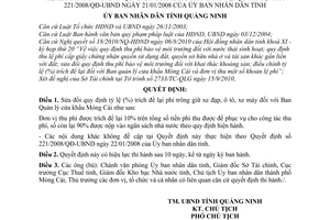 Quyết định 2863/2010/QĐ-UBND sửa đổi tỷ lệ (%) tr&#237;ch để lại ph&#237; tr&#244;ng giữ