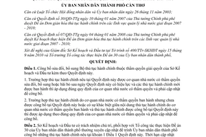 Quyết định 2658/QĐ-UBND  công bố sửa đổi bộ thủ tục hành chính