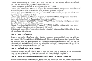 Thông tư 149/2010/TT-BTC hướng dẫn thuế giá trị gia tăng quản lý hải quan