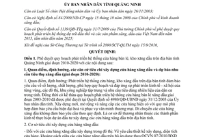 Quyết định 2913/QĐ-UBND  Quy hoạch hệ thống cửa hàng bán lẻ kho xăng dầu