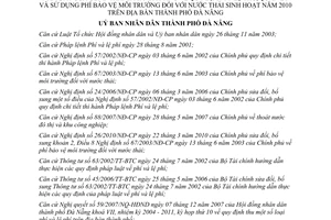 Quyết định 30/2010/QĐ-UBND sửa đổi Điều 6 Quyết định 05/2010/QĐ-UBND quy định