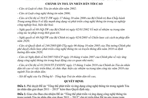 Quyết định số 50/QĐ-TA Phát triển và ứng dụng công nghệ thông tin trong Tòa án