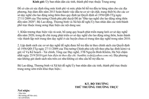 Công văn 3172/LĐTBXH-TCDN danh sách các cơ sở dạy nghề đề nghị hỗ trợ đầu tư