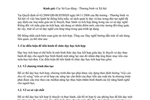 Công văn 1610/TCDN-GV năm 2010 hướng dẫn biên soạn giáo án tổ chức dạy học tích hợp