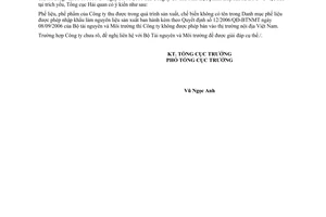 Công văn 5691/TCHQ-GSQL bán phế liệu, phế phẩm