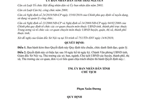 Quyết định 28/2010/QĐ-UBND tiêu chuẩn chức danh lãnh đạo quản lý Thái Nguyên