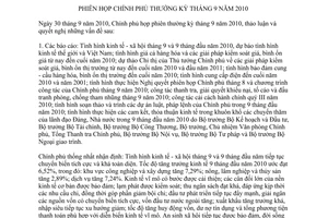 Nghị quyết 39/NQ-CP phiên họp Chính phủ thường kỳ tháng 9