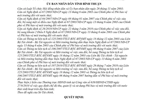 Quyết định 43/2010/QĐ-UBND chế độ thu, quản lý sử dụng Phí bảo vệ môi trường