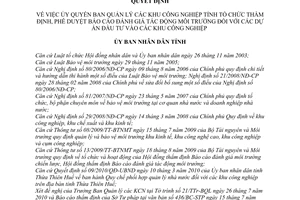 Quyết định 37/2010/QĐ-UBND ủy quyền Ban Quản lý Khu công nghiệp tỉnh