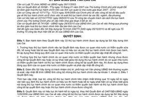 Quyết định 2835/QĐ-UBND công bố bộ thủ tục hành chính