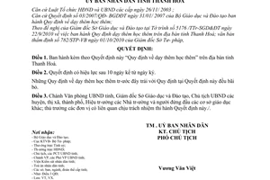 Quyết định 3573/2010/QĐ-UBND dạy thêm học thêm