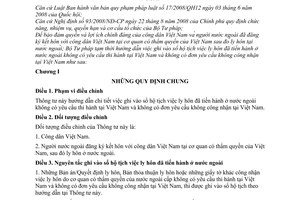 Thông tư 16/2010/TT-BTP hướng dẫn ghi vào sổ hộ tịch việc ly hôn