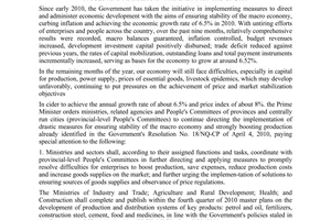 Directive No. 1875/CT-TTg on intensifying the implementation of measures