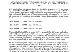 Chỉ thị 04/CT-BTTTT năm 2010 về tăng cường công tác quản lý, kiểm tra