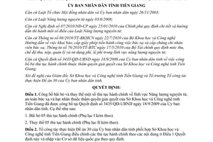 Quyết định 2931/QĐ-UBND  công bố bãi bỏ và thay thế thủ tục hành chính