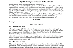 Thông tư 19/2010/TT-BTNMT  đăng ký lưu hành chế phẩm sinh học