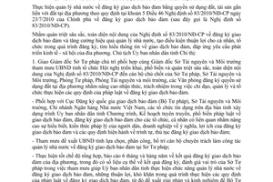 Chỉ thị 19/CT-UBND triển khai tổ chức thực hiện Nghị định 83/2010/NĐ-CP