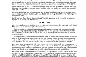 Quyết định 1933/QĐ-UBND công bố bộ thủ tục hành chính