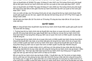 Quyết định 1932/QĐ-UBND  công bố bộ thủ tục hành chính