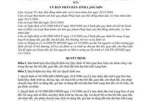 Quyết định 10/2010/QĐ-UBND thời gian thực hiện các bước công việc