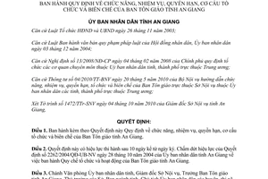 Quyết định 48/2010/QĐ-UBND chức năng nhiệm vụ quyền hạn cơ cấu Ban Tôn giáo