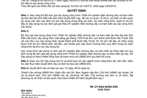 Quyết định 28/2010/QĐ-UBND công bố bộ đơn giá xây dựng công trình