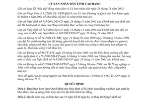 Quyết định 1799/2010/QĐ-UBND Quy định tổ chức hoạt động và phân cấp quản lý