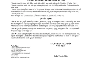 Quyết định 40/2010/QĐ-UBND bãi bỏ văn bản quy phạm pháp luật