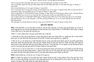 Quyết định 35/2010/QĐ-UBND sửa đổi