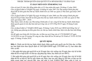 Quyết định 2761/QĐ-UBND  sửa đổi Quyết định 2452/QĐ-UBND công bố Bộ thủ tục hành