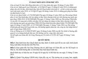 Quyết định 1711/2010/QĐ-UBND chính sách hỗ trợ sản xuất