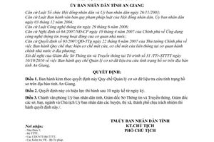 Quyết định 49/2010/QĐ-UBND Quy chế quản lý cơ sở dữ liệu tra cứu