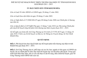 Quyết định 2749/QĐ-UBND năm 2010 kế hoạch phát triển thương mại điện tử