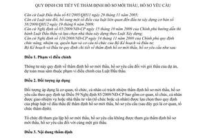 Thông tư 21/2010/TT-BKH hướng dẫn thẩm định hồ sơ mời thầu